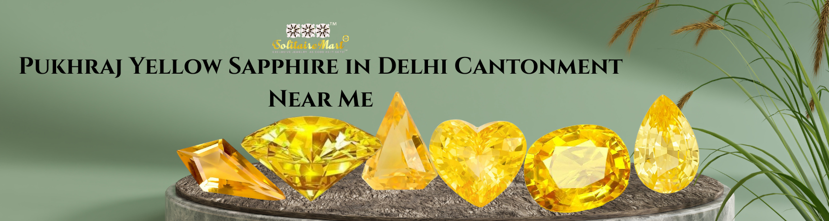 Pukhraj Yellow Sapphire in Delhi Cantonment Near Me